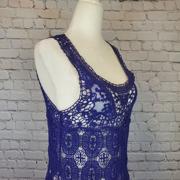 𝅺URBAN Outfitters Crocheted Tank Top sz. Small - Picture 6 of 10